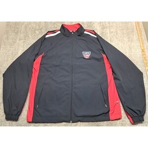 USTA USA Track Jacket Mens XL Zip-Up Windbreaker United States Tennis Olympics